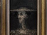 an image of a painting of a man with a hat on