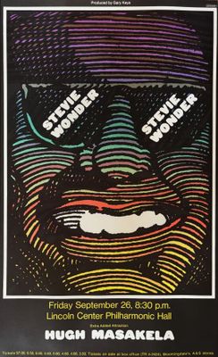 Milton Glaser (1929-2020) - Stevie Wonder.