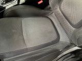a close up of a seat in a car