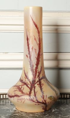 a vase that is sitting on top of a table
