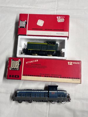 JOUEF – Ho – Lot de 2 locomotives dont BB 66150 SNCF en livrée bleue à - Photo 1