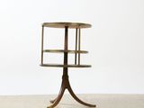 an image of a small table with a shelf on top of it