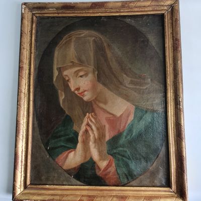 Vierge en prière — École française XVIIIème siècle