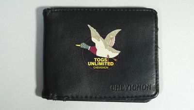 CHEVIGNON Portefeuille en cuir noir