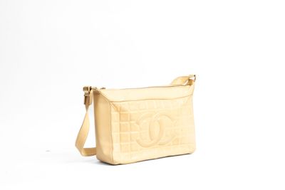 Chanel Sac à main en cuir east west chocolate bar en agneau … - Photo 1