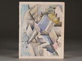 a picture of a picture of a painting on a table