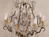 an image of a chandelier with five lights hanging from it