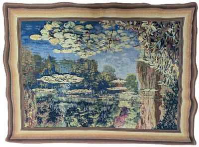 Tapisserie Royale à Chantilly Les étangs de Giverny
