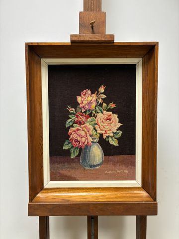 Tapisserie d’Aubusson « Bouquet de fleurs » Par Albert COUTURIER.