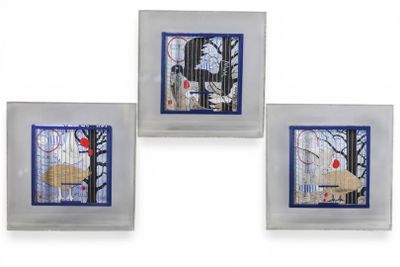 Christian SILVAIN (né en 1950), ensemble de trois sculptures… - Photo 1