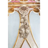 GRAND VASE DÉCORATIF EN PORCELAINE POLYCHROME, MANUFACTURE E… (photo 4)