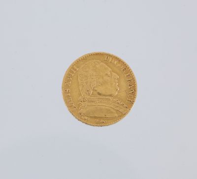 gros plan d'une pièce d'or sur une surface blanche