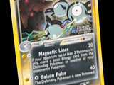 une photo d'une carte Pokémon sur laquelle figure l'image d'un personnage Pokémon