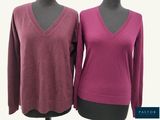 deux pulls pour femme sur un mannequin