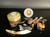 a lot of items that are sitting on a table