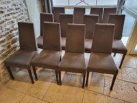 34 chaises de restaurant housses en velours marron (déhoussa… (photo 5)