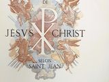 the front cover of a book with an image of a cross and angels