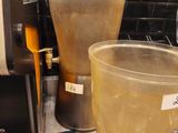 two blenders that are sitting on a counter