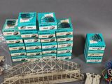 a pile of boxes of cigarettes sitting on a table