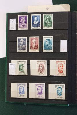 a book with a lot of different stamps on it