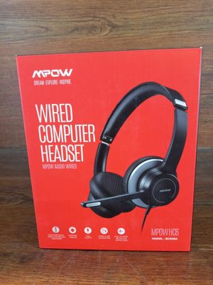 the box for the new wireless computer headset