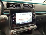 a car dashboard with a gps device in it