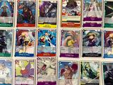 some of the cards are on a table with a lot of them