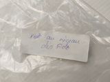 a piece of paper that has a note on it