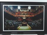 a picture of a painting of a courtroom in a building