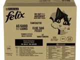 La boîte est remplie d'aliments prêts à être consommés.