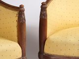 two chairs with yellow upholstered upholstered upholstered upholstered upholstered upholstered upholstered upholstered
