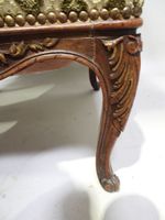 Fauteuil à la reine en bois mouluré, sculpté et peint, le do… (photo 6)