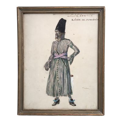 ECOLE FRANCAISE début XXème L'étourdi, Arménie