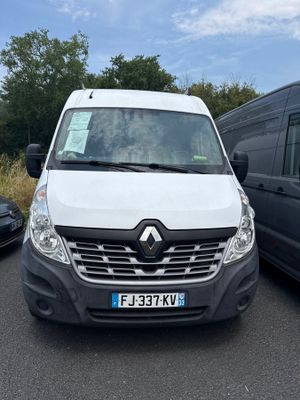 a white van parked in a parking lot next to a black van