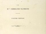 an old book with a black and white title on it