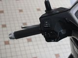 a close up view of a motorcycle handle bar