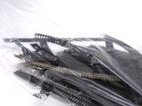 a lot of small train tracks in a plastic bag