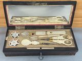 a box that has a bunch of items inside of it