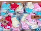 many pairs of socks that are in a box