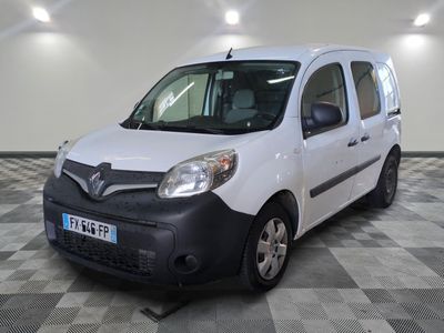 a picture of a white van parked in a garage