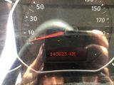 a close up of a speedometer on a car ' s dashboard