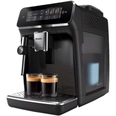 gros plan d'une machine à café sur fond blanc