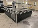 an image of a commercial kitchen with stainless steel counter tops