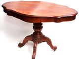 une image d'une table en bois sur fond blanc
