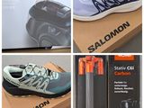 Plusieurs photos de différentes paires de chaussures sont représentées sur une boîte