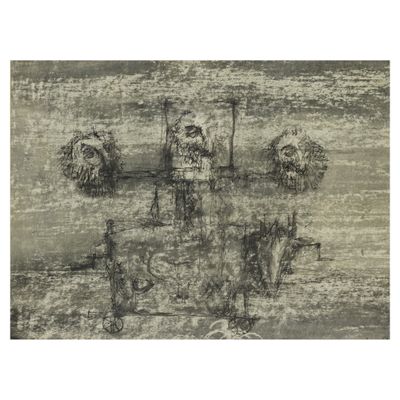 une image représentant un dessin en noir et blanc d'un troupeau de moutons