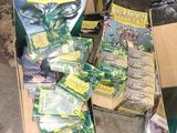 a box of pokemon cards and a box of cards on a table