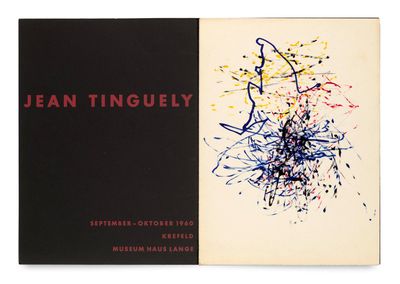 jean linguely, set of two books, signed and numbered by jean linguely