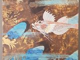 une image représentant un tableau où figurent un poisson et d'autres animaux dans l'eau