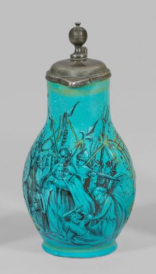 Birnkrug avec "Abschied der Apostelfürsten vor dem Martyrium…